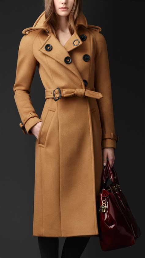 burberry cashmere coat camel|Burberry cashmere coat women's.